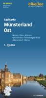 Fietskaart NRW02 Bikeline Radkarte Münsterland Ost | Esterbauer