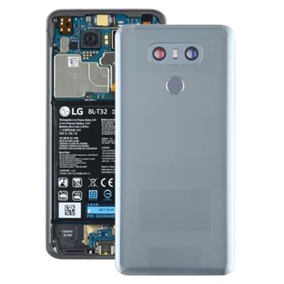 Batterij achtercover met camera lens & vingerafdruk sensor voor LG G6/H870/H870DS/H872/LS993/VS998/US997 (grijs)