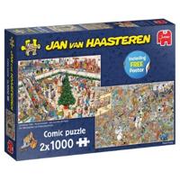 Jan van Haasteren ‚Äì Kerst Koopjes Puzzel 2x 1000 Stukjes
