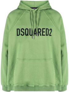 DSQUARED2 hoodie à logo en relief - Vert