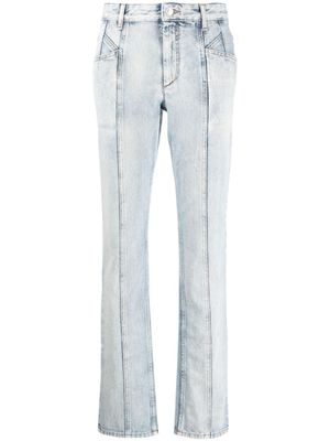 MARANT ÉTOILE jean Laora à coupe droite - Bleu