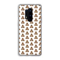 Poop emoji: OnePlus 8 Pro Transparant Hoesje