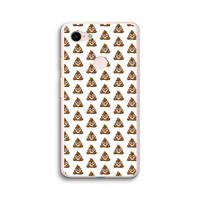 Poop emoji: Google Pixel 3 XL Transparant Hoesje