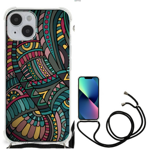 iPhone 14 Doorzichtige Silicone Hoesje Aztec