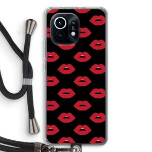 Lips: Xiaomi Mi 11 Transparant Hoesje met koord