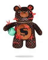 Sprayground Ninja Star Bear Rugzak - Maat One Size - Kleur: ZwartBruin | Soccerfanshop