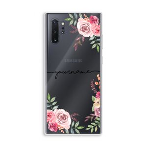 Rozen: Samsung Galaxy Note 10 Plus Transparant Hoesje