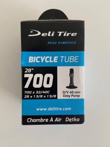 Deli Tire binnenband dv17 28 inch 28x1 5/8x1 3/8 37/42-622 45 mm
