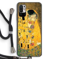 Der Kuss: Xiaomi Redmi Note 10 5G Transparant Hoesje met koord