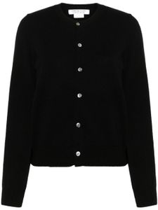 Comme Des Garçons Comme Des Garçons cardigan en cachemire à col rond - Noir