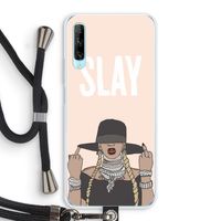 Slay All Day: Huawei P Smart Pro Transparant Hoesje met koord