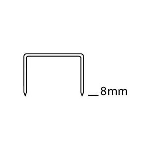 Novus 040-0038 Type nietje: 24/8 Nietjes 1000 stuk(s) Nietcapaciteit: 50 vel (80 g/m²)