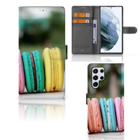 Samsung Galaxy S22 Ultra Book Cover Macarons