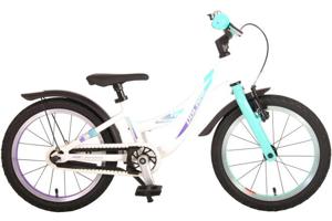 Volare Glamour Kinderfiets Meisjes 16 inch Wit/Mint Groen Prime Collection