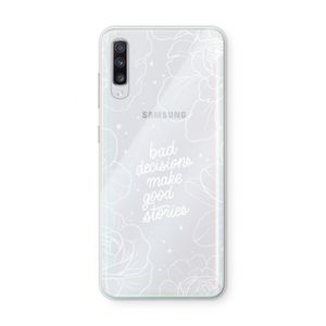 Good stories: Samsung Galaxy A70 Transparant Hoesje