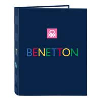 Ringmap Benetton Damero Marineblauw A4 26.5 x 33 x 4 cm