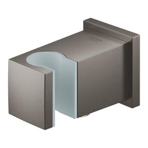 GROHE Euphoria Cube wandaansluitbocht met wandhouder brushed hard graphite 26370AL0