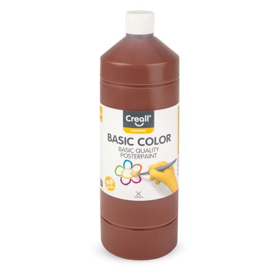 Creall schoolverf donkerbruin, 1 liter