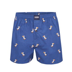 Happy Shorts Happy Shorts Wijde Boxershort Heren Pelikaan Print