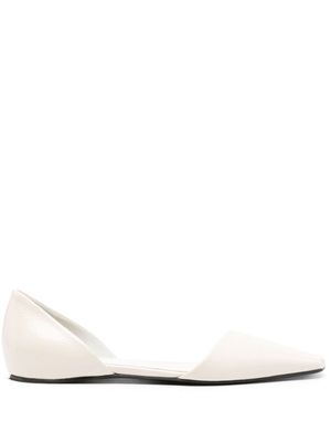 TOTEME ballerines en cuir à design métallisé - Tons neutres