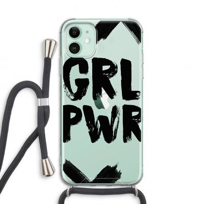 Girl Power #2: iPhone 11 Transparant Hoesje met koord