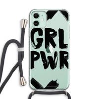 Girl Power #2: iPhone 11 Transparant Hoesje met koord