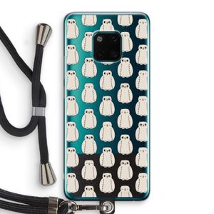Uilen: Huawei Mate 20 Pro Transparant Hoesje met koord