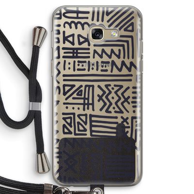 Marrakech print: Samsung Galaxy A5 (2017) Transparant Hoesje met koord