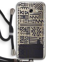 Marrakech print: Samsung Galaxy A5 (2017) Transparant Hoesje met koord