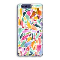 Watercolor Brushstrokes: Honor 9 Transparant Hoesje