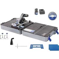CS12V-S1C zaagstation met 12V compacte zaag, accessoires, 1 x 2Ah accu, 1 x lader - Dremel Blueprint