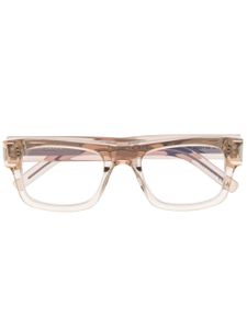 Saint Laurent Eyewear lunettes de vue à monture carrée - Tons neutres