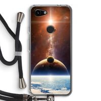 Omicron 2019: Pixel 3a Transparant Hoesje met koord