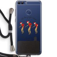 Jingle Ladies: Huawei P Smart (2018) Transparant Hoesje met koord