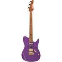 Ibanez LB1 Violet Lari Basilio Signature elektrische gitaar met koffer - thumbnail