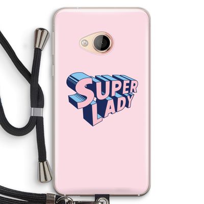 Superlady: HTC U Play Transparant Hoesje met koord