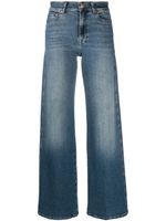 7 For All Mankind jean ample Lotta à taille haute - Bleu