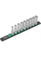 Wera dop-magneetstrip b deep 1 doppenset, 3/8"-aandrijving, 9-delig - 05005440001