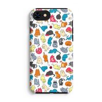 Kleurrijke katten: iPhone SE 2020 Tough Case