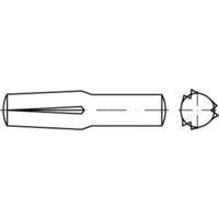 TOOLCRAFT TO-5437809 Gekerfde conische geleidepen 2.5 mm Staal 250 stuk(s) - thumbnail