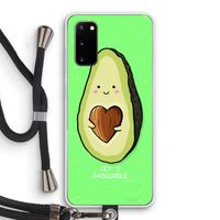 Avocuddle: Samsung Galaxy S20 Transparant Hoesje met koord