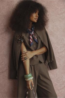 Selma waffle jacket - new army - 13483