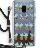 Sansevieria: Samsung Galaxy S9 Plus Transparant Hoesje met koord