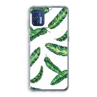 Lange bladeren: Motorola Moto G9 Plus Transparant Hoesje