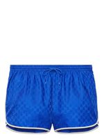 Gucci short à motif GG en jacquard - Bleu