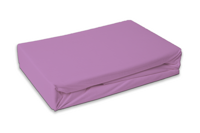 Eenpersoons hoeslaken 90 x 200 cm - Lila
