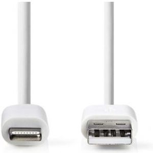 Sync and Charge-Kabel | Apple Lightning - USB-A Male | 1,0 m | Wit