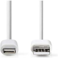 Sync and Charge-Kabel | Apple Lightning - USB-A Male | 1,0 m | Wit