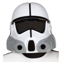 Space trooper ruimte helm - wit - ruimte soldaat - science fiction accessoires