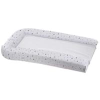 DOMIVA Aankleedkussen PVC + 2 verwijderbare sponzen - Wit met sterrenprint